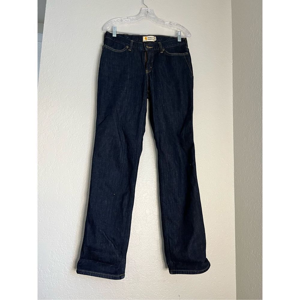 Carhartt Women's Straight Leg Dark Indigo Jeans